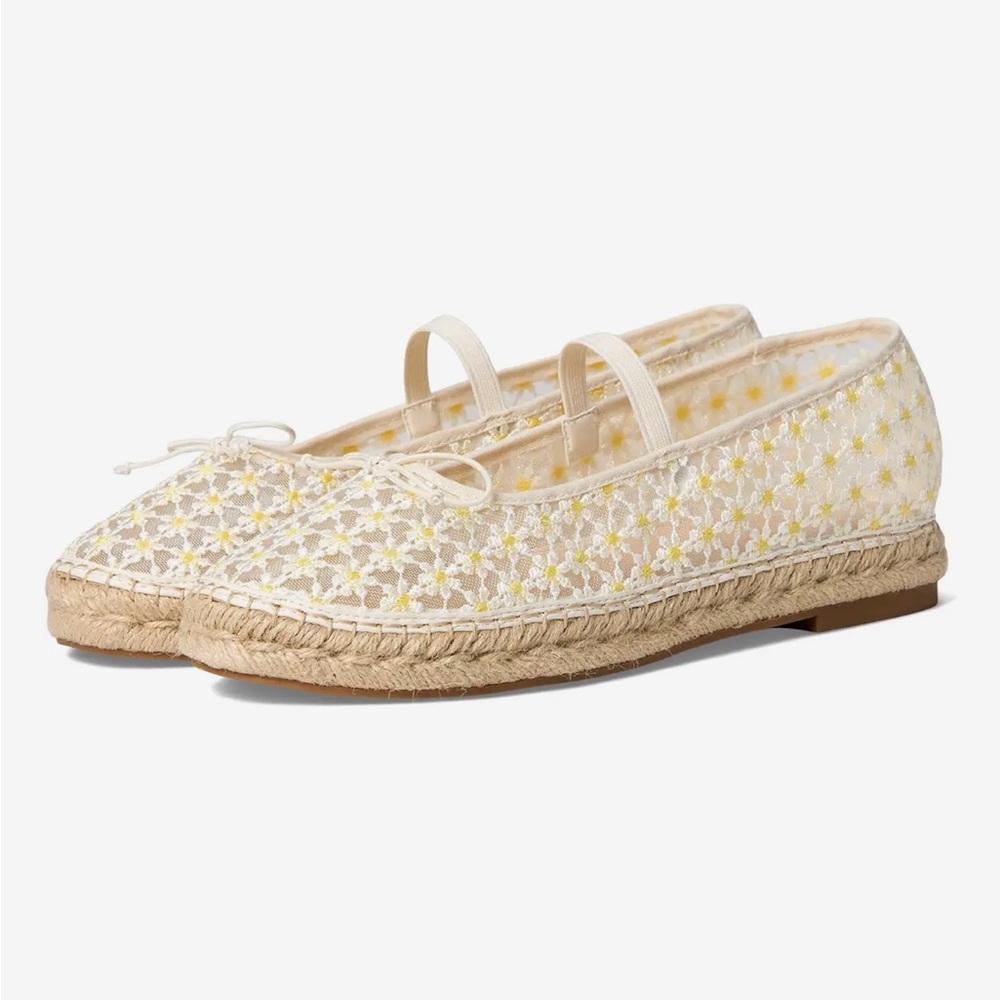 NWOT Madden Girl July Mesh Daisy Flat Size 6.5